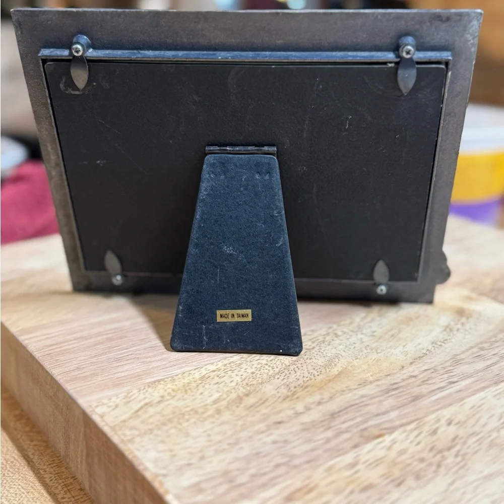Silver Baseball-Themed Photo Frame